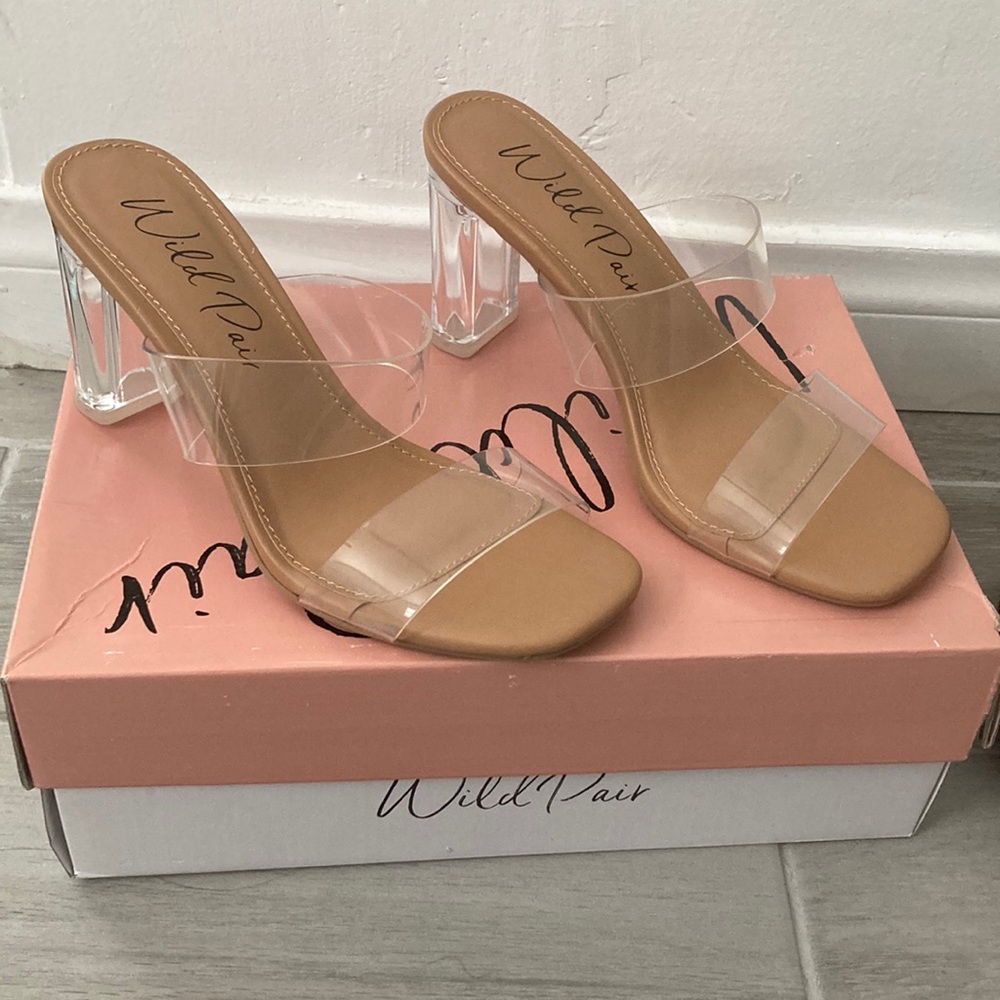 Clear new Clear Vinyl Dress Sandals